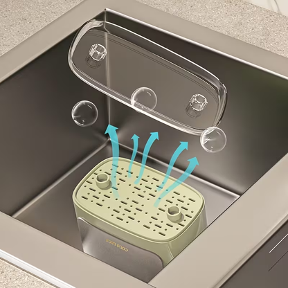 Cutlery Storage Box with a Drainage Rack And Dividers, Wall-Mounted Without Drilling, Suitable for Storing Chopsticks, Knives, Forks, Spoons, And Other Utensils